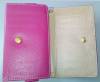 Leather Wallet Case for Smartphones 3 - 4" - Pink OEM